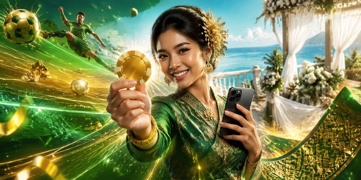 Suasana pantai tropis dengan aktivitas hiburan dan bonus deposit platform online