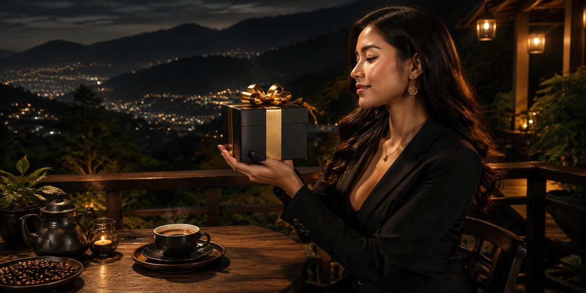 Pengguna menikmati rebate dan bonus sambil minum kopi di warung kopi Vietnam