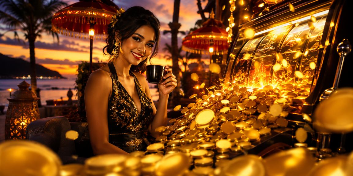 Pemain slot online menikmati permainan di kafe menggunakan ponsel pintar